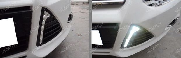 Installa Ford Focus LED Daytime Running Lights By Yourself (7)
