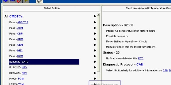 How to use Ford Mazda IDS Read and Clear Trouble Codes (2)