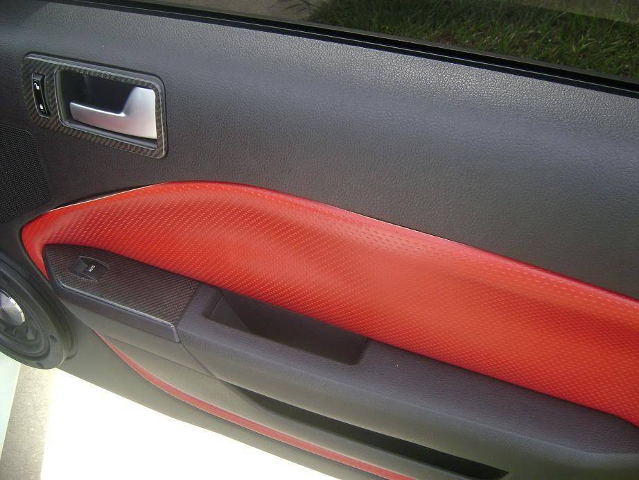 How to Solve Ford Mustang Door Panel Leather Sagging (2)